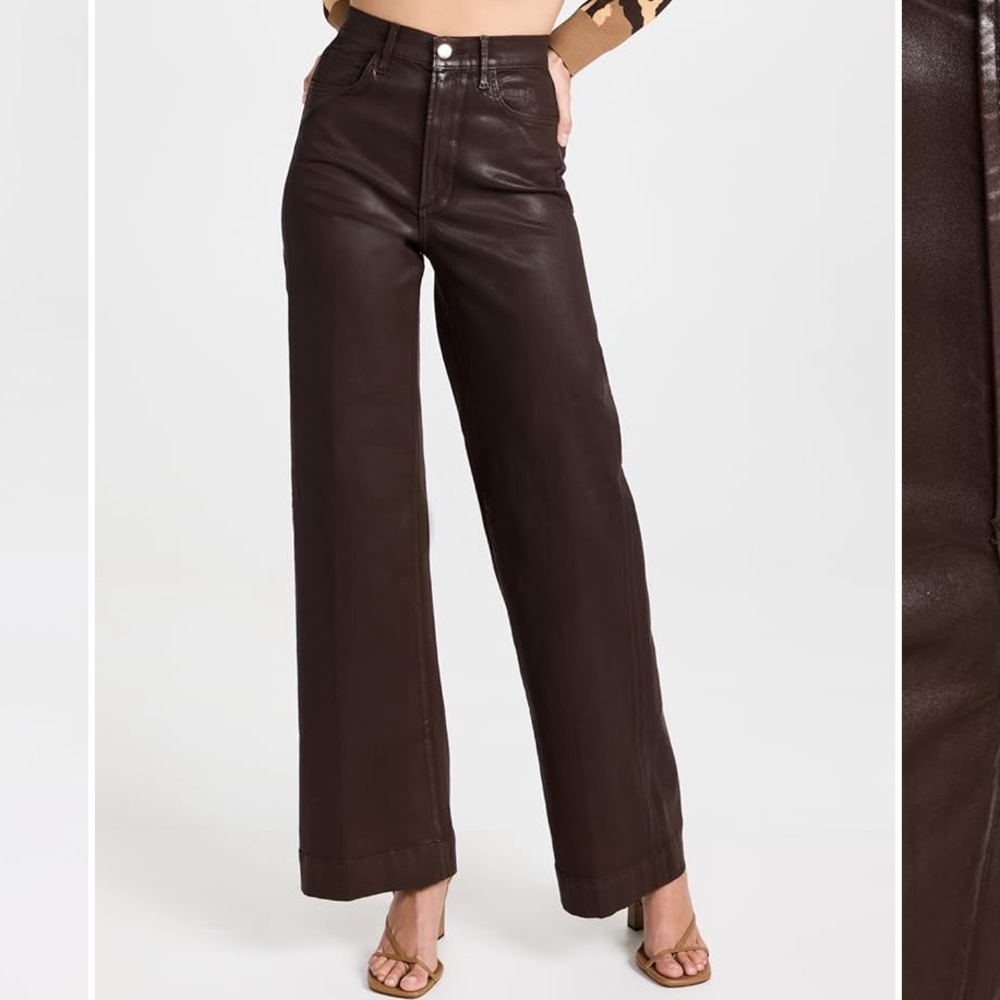 Joe’s Jeans Mia Wide Leg Coated Jeans